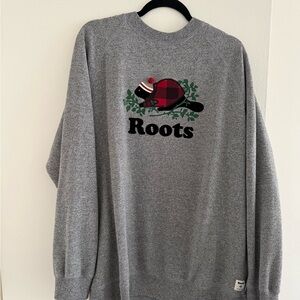 Roots Heather Gray Crewneck Sweater